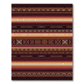 Earthy Brown Southwestern Geometric Striped Rug