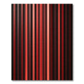 Crimson Ombre Vertical Stripe Rug