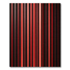 Crimson Ombre Vertical Stripe Rug