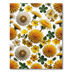 Golden Dandelion Wildflower Meadow Botanical Rug