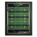 Athletic Emerald Gridiron Field View Rug