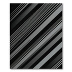 Modern Minimalist Gray Diagonal Stripe Rug