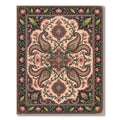 Ornate Blush Paisley Floral Medallion Rug