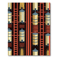 Farm Silo Grain Tall Stripe Rug
