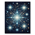 Celestial Navy Gold Starry Constellation Rug