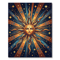 Golden Sun Celestial Radiance Rug
