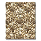 Art Deco Natural Shell Cluster Rug
