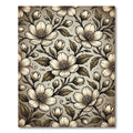 Vintage Cream Botanical Cherry Blossom Rug