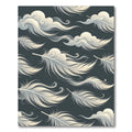 Ethereal Feather Cloud Celestial Art Rug