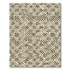 Abstract Pixelated Checkerboard Tone Rug