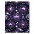 Purple Galaxy Orchid Explosion Celestial Rug