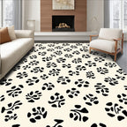 Playful Abstract Organic Pattern Rug