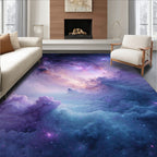 Cosmic Nebula Swirls Design Rug