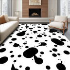 Bold Polka Dot Splash Design Rug
