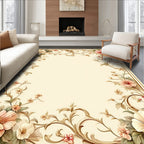 Vintage Floral Swirls Rug
