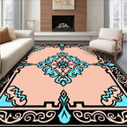 Traditional Geometric Floral Medallion Rug