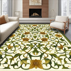 Art Nouveau Floral Vines Pattern Rug