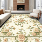 Classic Floral Vine Scroll Pattern Rug