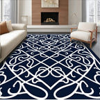 Ornate Scrolled Lattice Design Rug