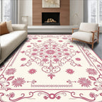 Floral Bandana Inspired Outline Art Rug