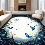 Midnight Garden Butterfly Stars Rug
