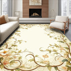 Ornate Floral Vine Inspired Pattern Rug