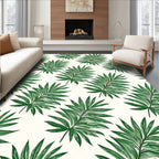 Emerald Frond Pattern Rug