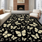 Whimsical Butterflies With Floral Accents Rug