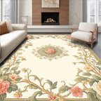 Elegant Floral Vine Pattern Rug