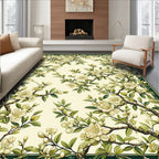 Elegant Floral Vine Pattern Rug