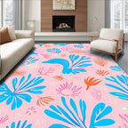 Oceanic Dolphins Coral Garden Design Rug