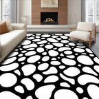 Abstract Pebble Pattern Rug