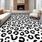 Bold Leopard Spots Pattern Design Rug