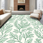 Verdant Branch Pattern Rug Design Rug