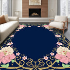 Floral Vines with Gold Accents Rug