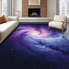 Cosmic Swirl Nebula Pattern Rug