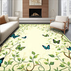 Garden Butterfly Vine Inspired Rug