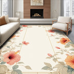 Floral Vines Blossoms Rug