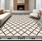 Classic Lattice Border Design Rug