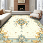 Classic Floral Scrollwork Elegant Design Rug