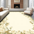 Floral Vine Border Design Rug