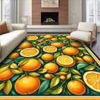Citrus Grove Botanical Pattern Rug