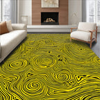 Abstract Swirl Pattern Rug