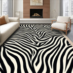Bold Zebra Stripe Classic Pattern Rug