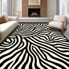 Bold Zebra Stripe Pattern Rug