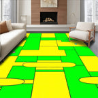 Bold Geometric Abstract Lines Rug