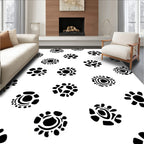 Abstract Sunburst Pattern Rug