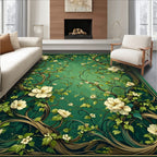 Enchanted Forest Blooming Vines Rug
