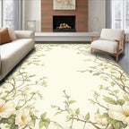 Floral Vine Whimsical Art Rug
