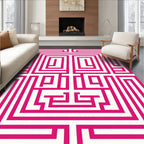 Modern Geometric Lines Rug